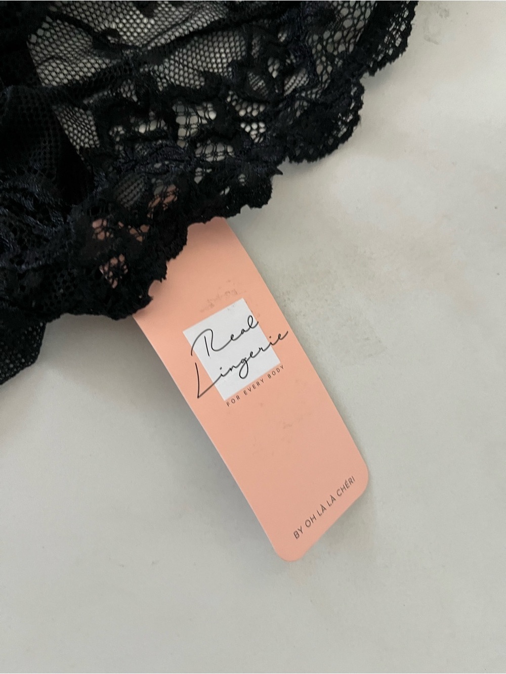 Oh La La Cheri VALENTINE LACEY BABYDOLL - BLACK - Picture 6 of 9